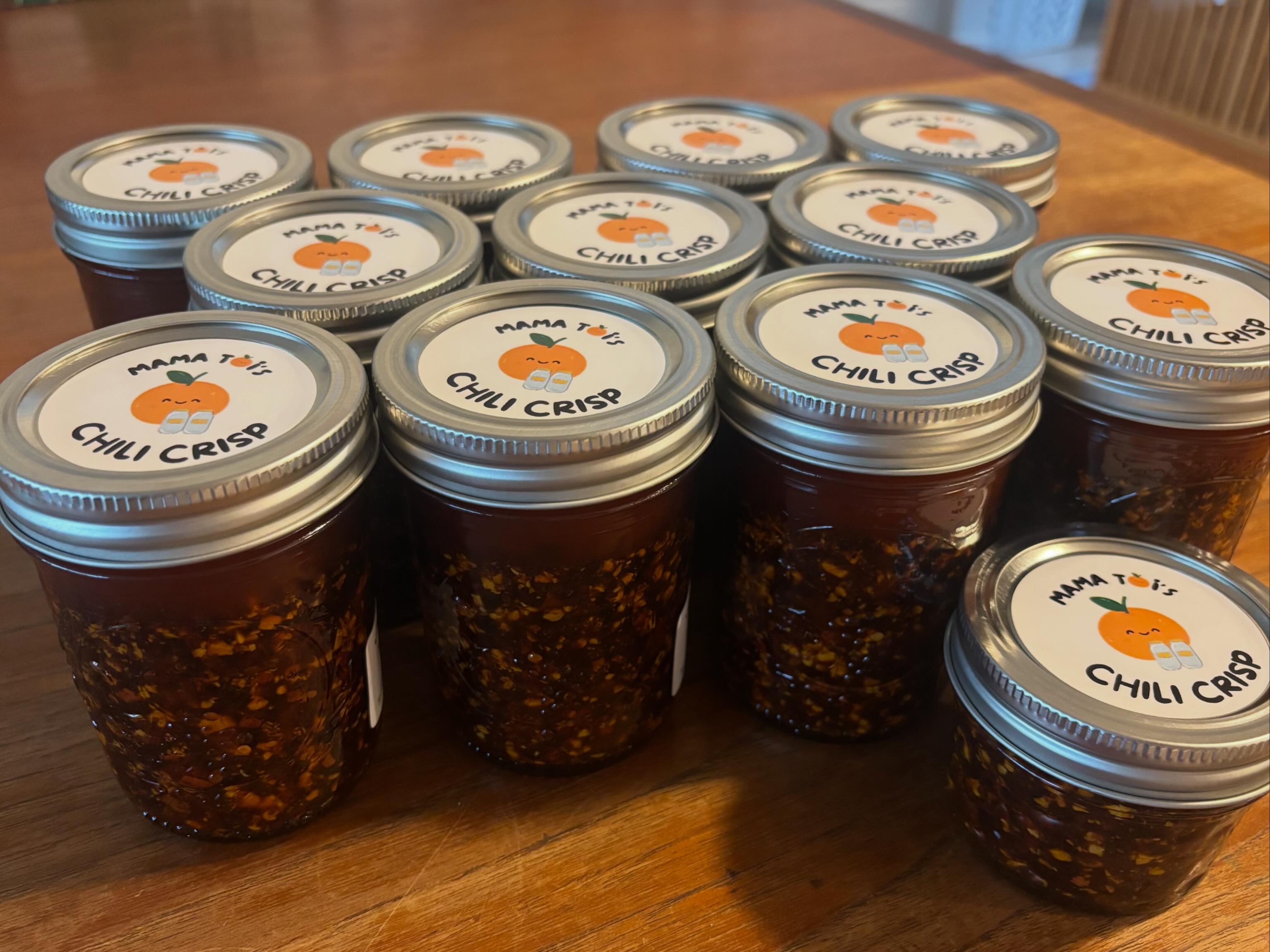Mama Toi's Chili Crisp Jars